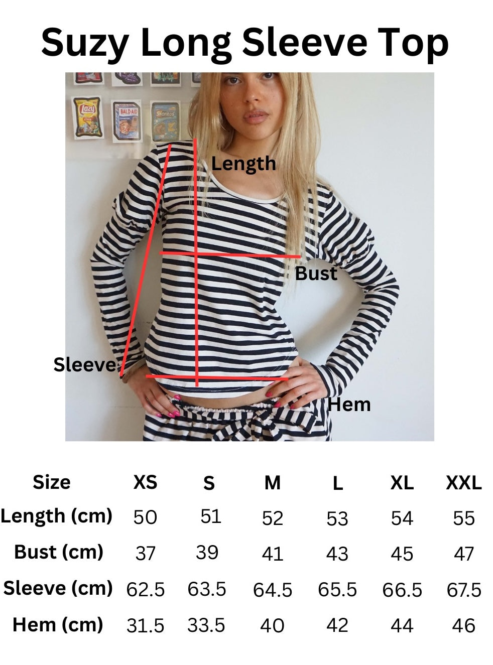 Suzy Stripe Top