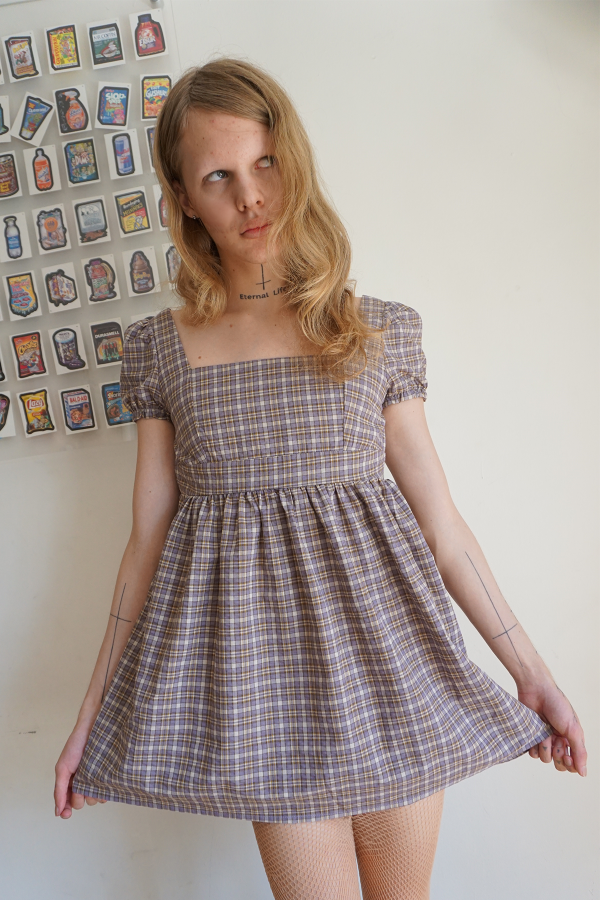 Fiona Plaid Dress