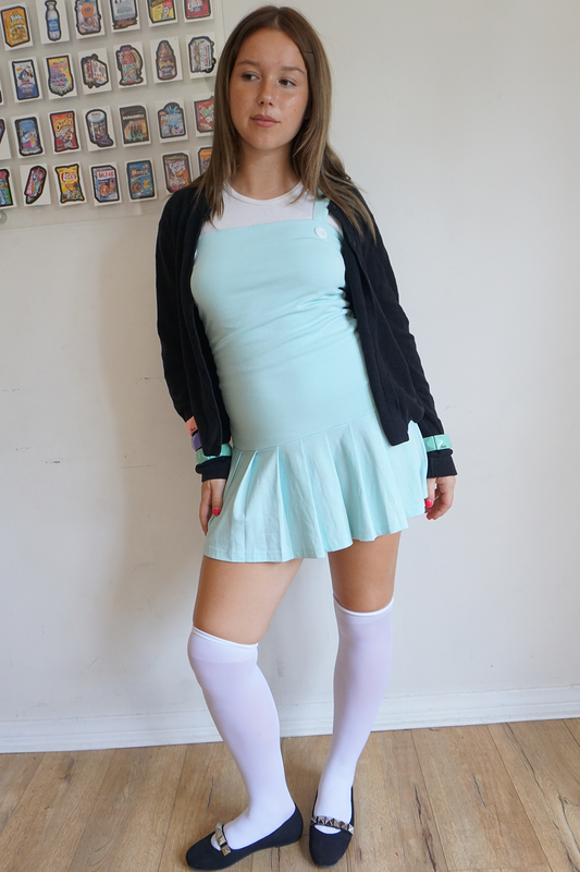 Macy Drop Waist Dress Aquamarine