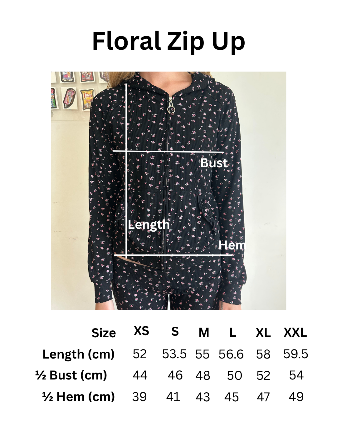 Petal Zip Up